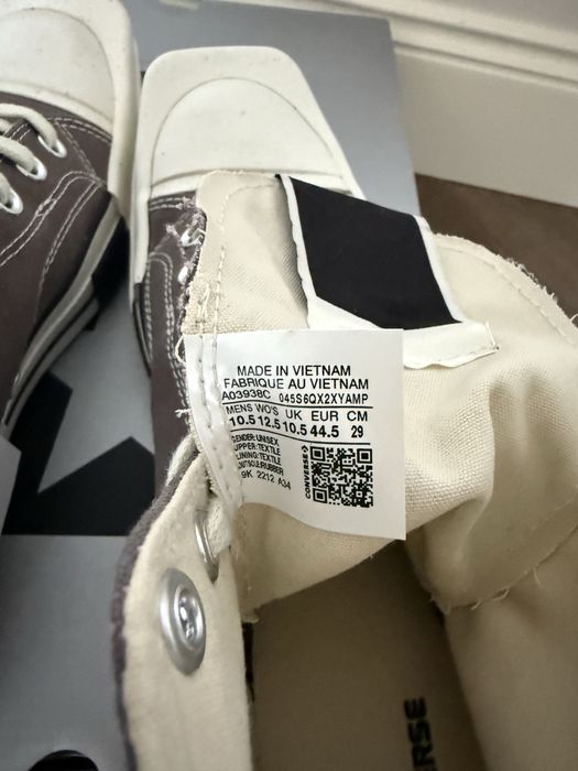 Rick Owens DRKSHDW x Converse Turbodrk