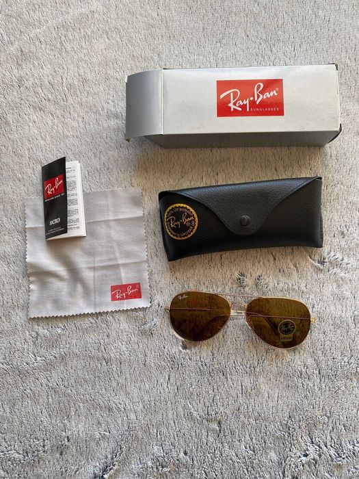 Óculos de Sol Ray-Ban Aviator Classic Gold (Full Set)