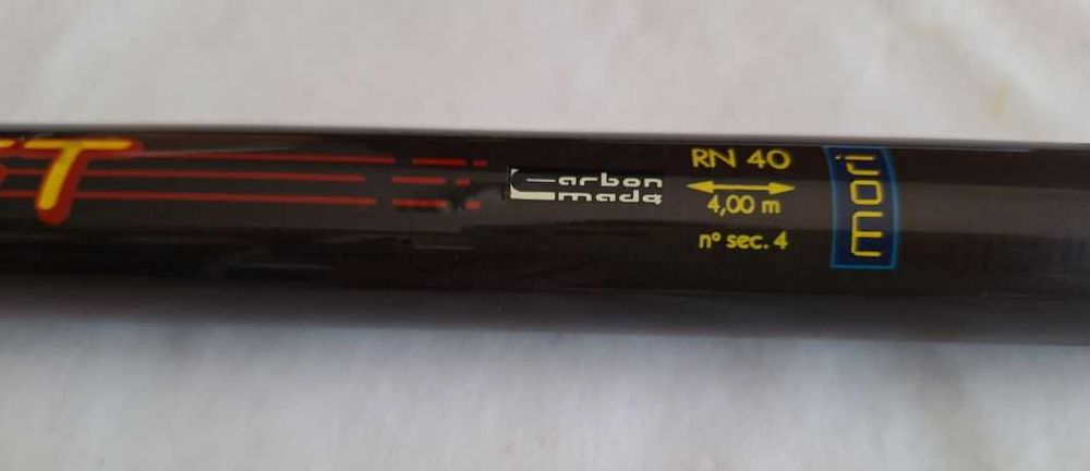 Cana de Pesca "MORI" -Radial Net RN40-Carbon-Telescópica/Directa-Nova