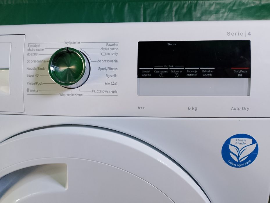 Suszarki 8 kg pompa ciepła Bosch Sharp