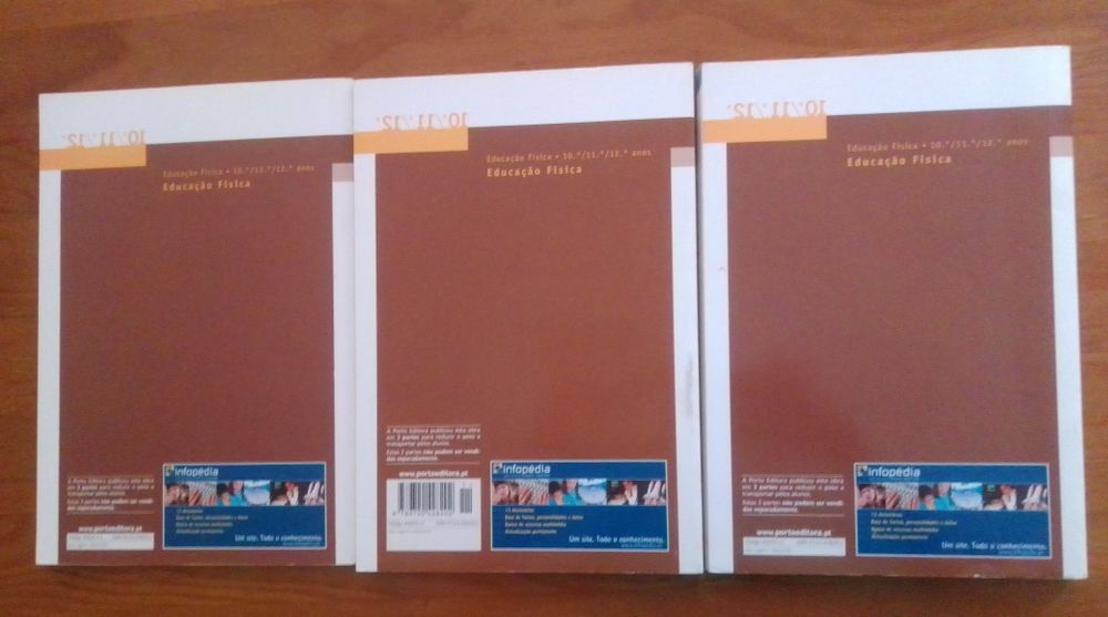 Livro de educação física, ensino secundário