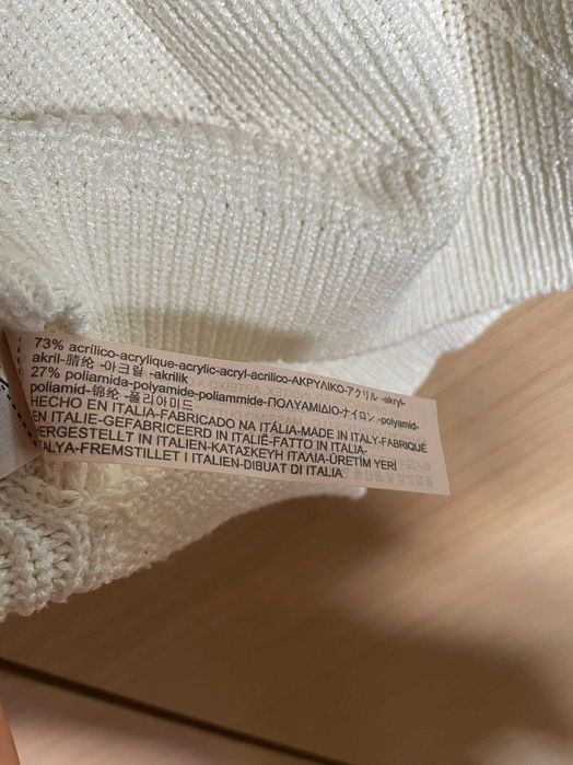 Sweter Massimo Dutti biały rozmiar S