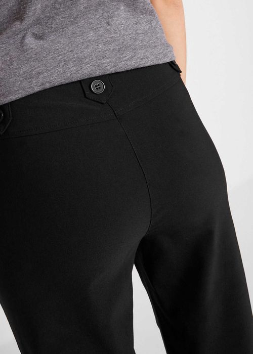 Spodnie czarne stretch regulowane nogawki Rozmiar 50