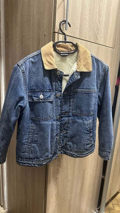 Джинсова тепла куртка ZARA