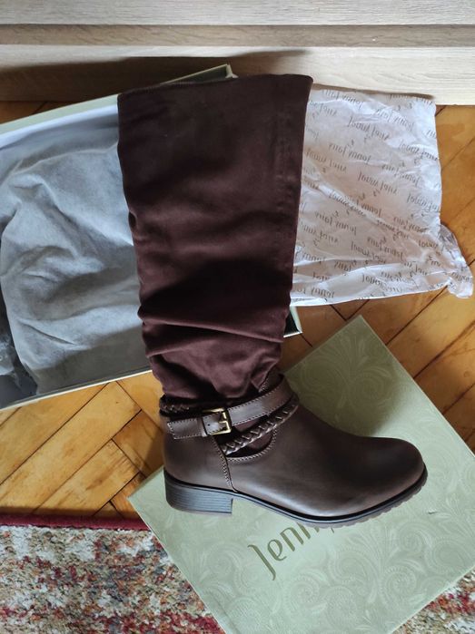 Kozaki zimowe - rozm. 39, piękne!