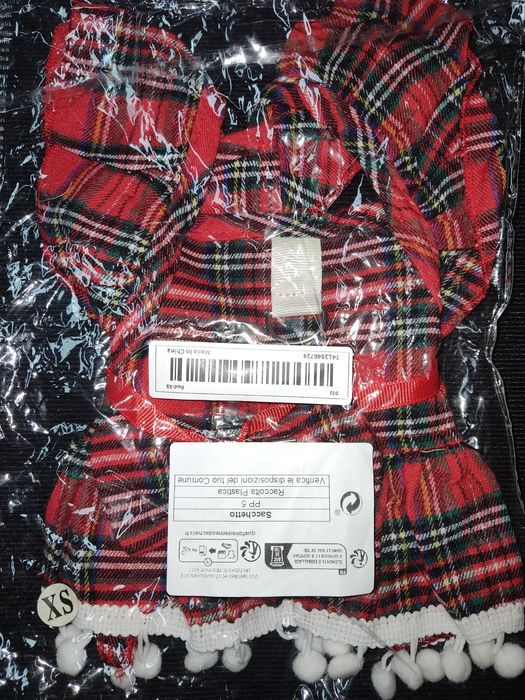 Vestido para cadelinha raça pequena