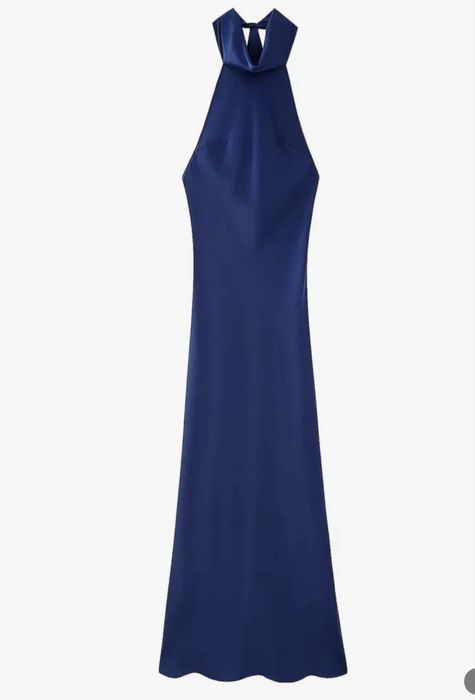 Неймовірна трендова сатинова сукня максі