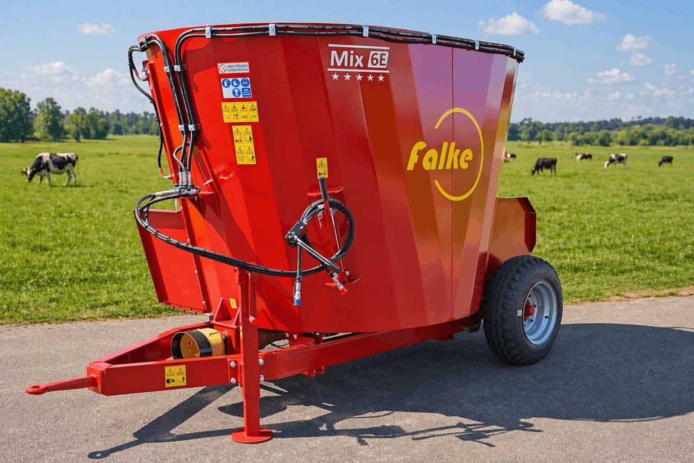 FALKE MIX 6E wóz paszowy paszowóz do niskich obór TYLKO 2,15 m do 40 krów