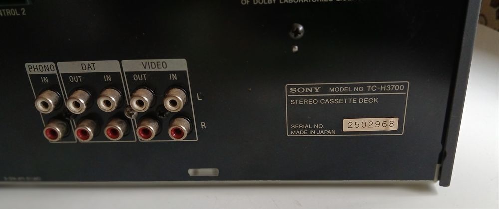 Sony modelo H3700