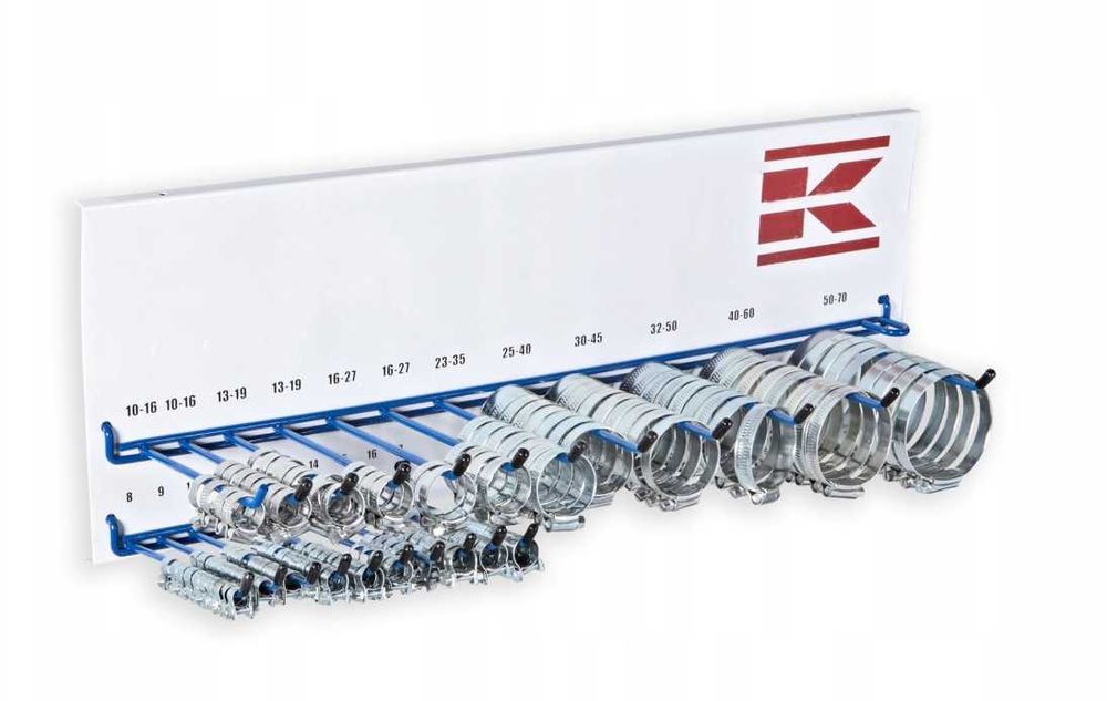 Zestaw opasek ślimakowych 220 szt + praktyczny wieszak – super jakość!