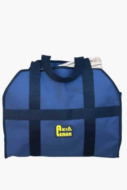 Saco / Bolsa reutilizável em poliester 600D para transporte de lenha