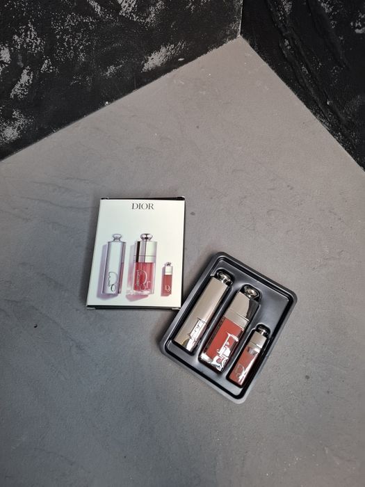 Подарунковий набір для губ dior addict lip.