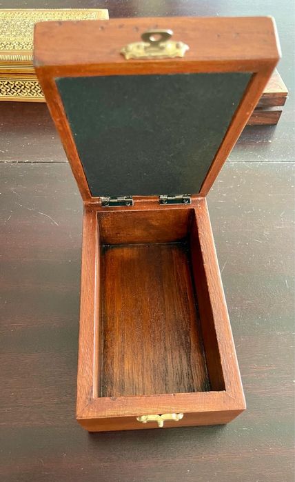 Caixa madeira motivo nautico