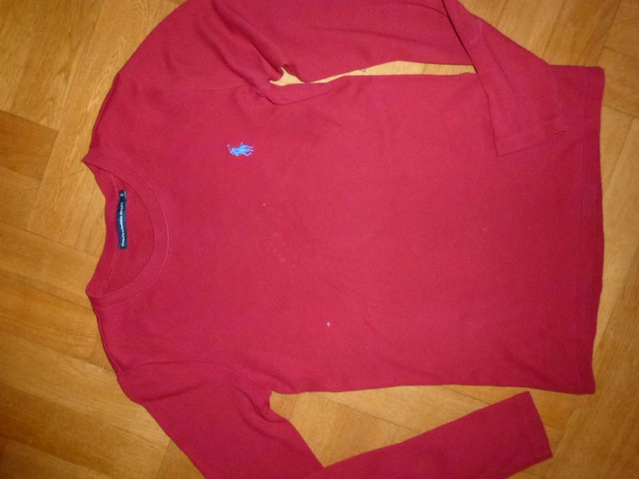 RALPH LAUREN SPORT  podkoszulek T-Shirt  oryginalny bordowy roz S