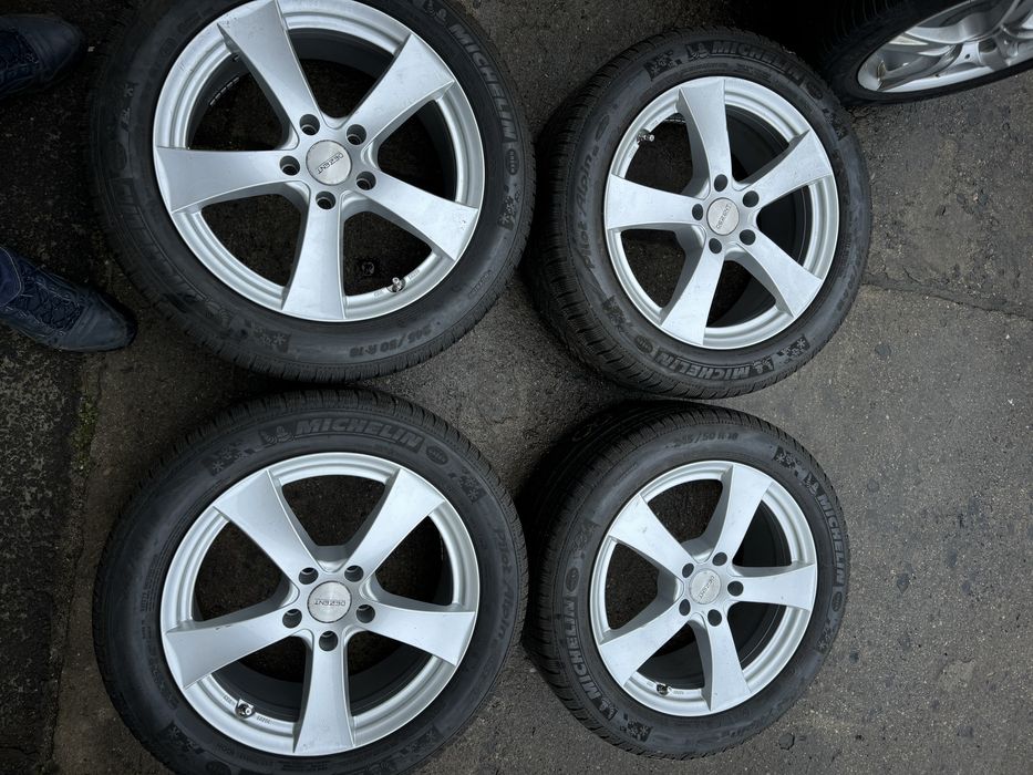 Koła zimowe 18 cali BMW X4 F26 + czujniki TPMS + Michelin jak NOWE