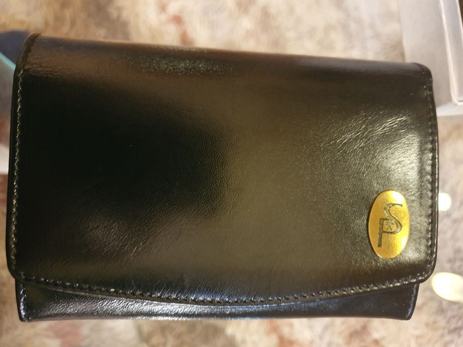 Portfel elegancki skórzany