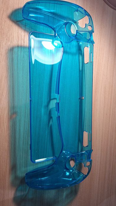 Niebieskie Przezroczyste etui ochronne do Sony PlayStation Portal PS5