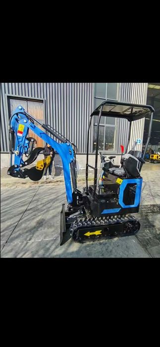 Mini Escavadora 1.2T NOVA  Boom Swing + Broca + 3 Baldes