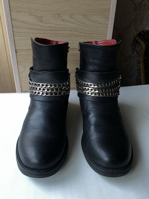 Шкіряні боти/черевики