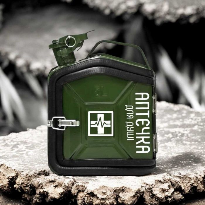 Каністра бар 5л "Аптечка для душі", канистра-бар сейф на подарок