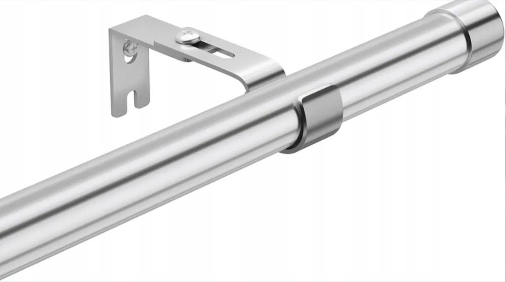 Одинарний регульований карниз для штор від 78 см до 200 см