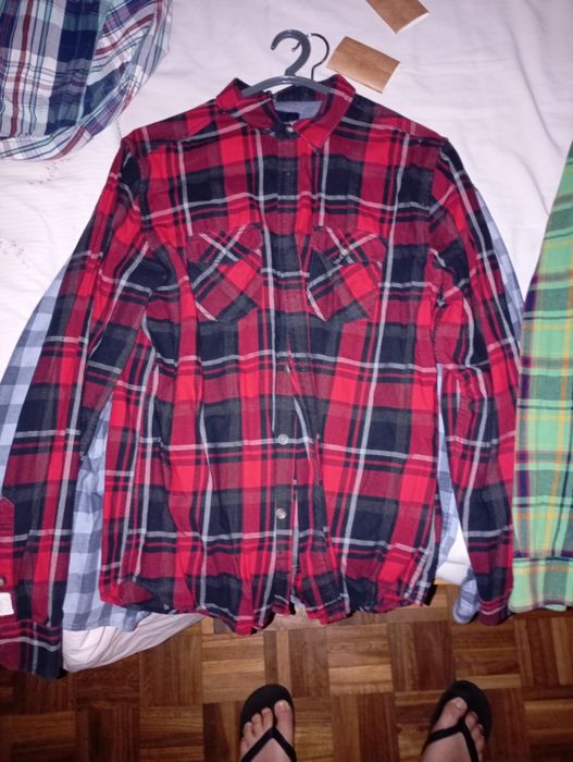 Camisas homem xadrez