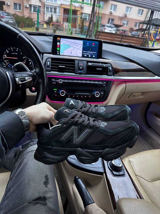 Кроссовки New Balance 9060 Triple Black 36-45 Новинка Осени! Купить!