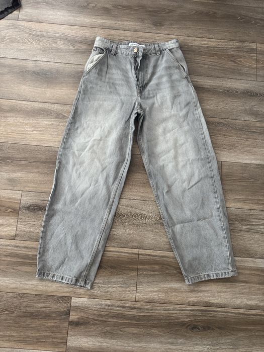 широкі джинси bershka та crop