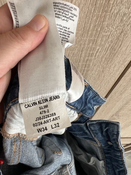 Spodnie Jeansowe Calvin Klein Jeans