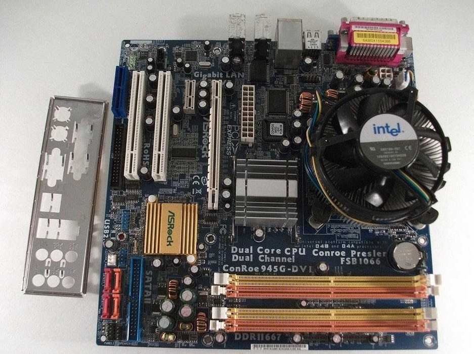 motherboard asrock conroe 945G-DVI para torre