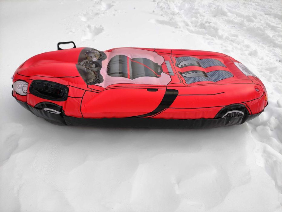 DUŻY Dmuchany Ponton na śnieg Sanki Ślizg Opona Ślizgacz do zjeżdżania