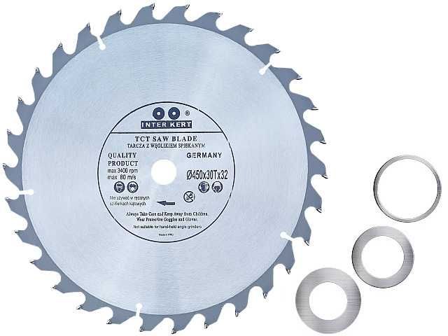 Tarcza Piła do cięcia drewna drzewa WIDIA WIDIOWA INTERKERT 450 x 32 30 30T