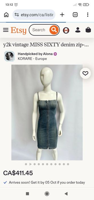 джинсова сукня miss sixty