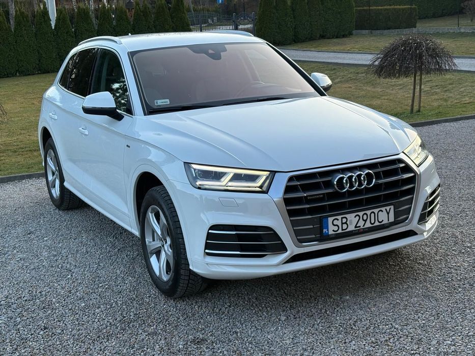 Audi Q5 Audi Q5|Salon Polska|Bezwypadowy|S-Line|Niski Przebieg|Serwisowany