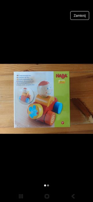 Zabawki drewniane ksiazki