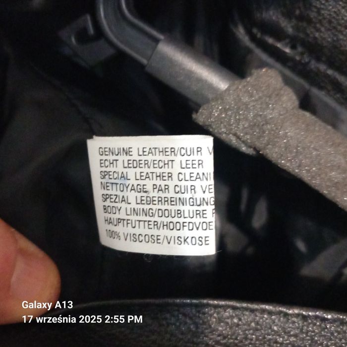 Spodnie damskie skóra naturalna na motor