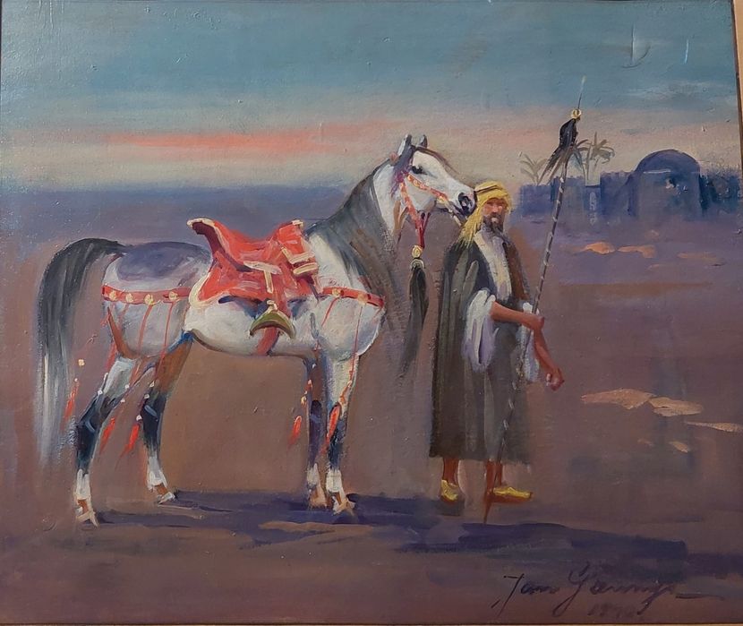 Obraz Arab z Koniem z 1910 roku