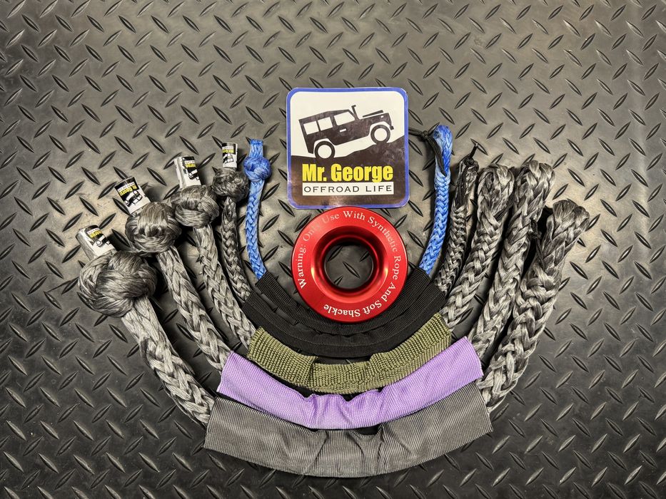 Подовжувач тросу лебідки Кевлар 6мм,8мм,10мм,12мм,14мм  28м, Софтшакл