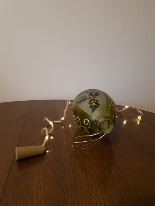 Butelka oryginalna świąteczna, karafka, lampka - okazja!