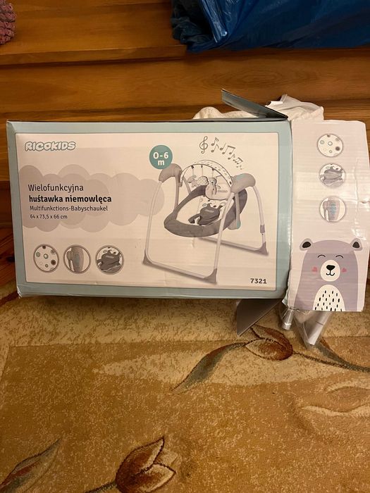 Huśtawka niemowlęca wielofunkcyjna firmy RECOKIDS