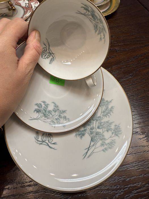 Trio porcelanowe CM Hutschenreuther Hohenberg japoński wzór