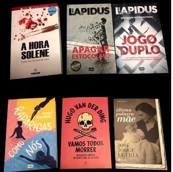 Livros de ficção e não-ficção (novos, nunca lidos!)