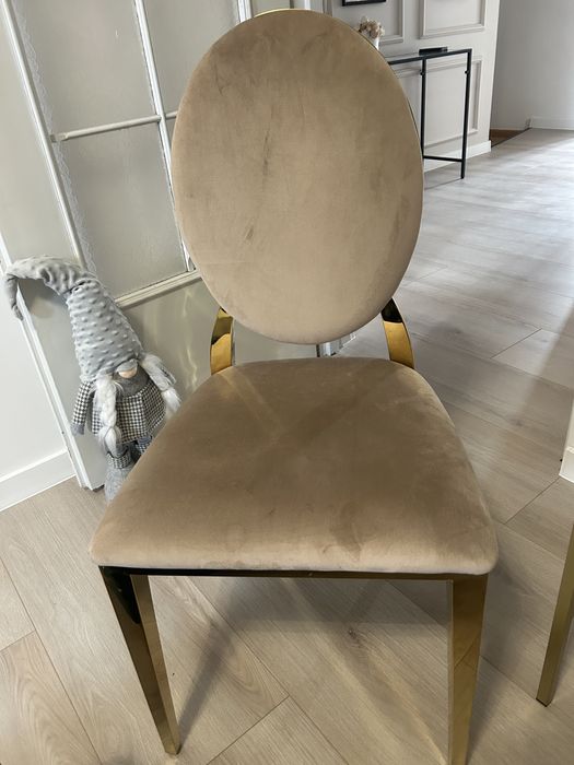 Krzesło złote glamour