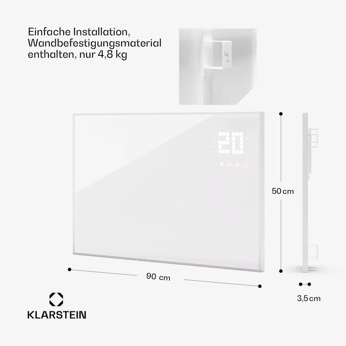 Інфрачервоний обігрівач настінний  Wonderwall Smart Bornholm 480W