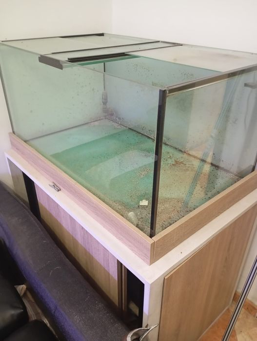 Aquario 1 m x60 x 50 c/movel
