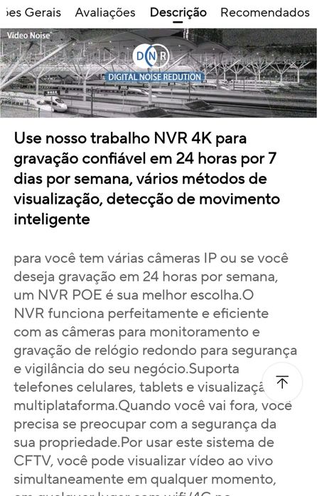 Câmara de videovigilância