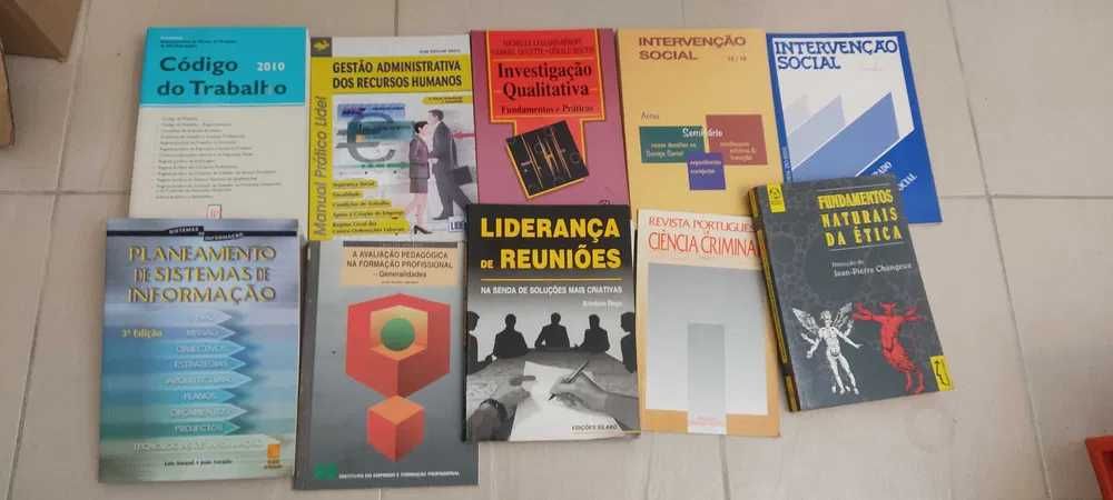 Livros variados - Sociologia, História