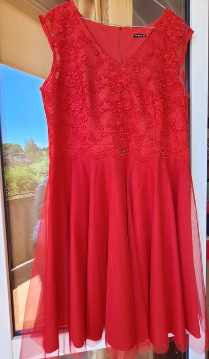 Sukienka r.52 plus size wesele komunia