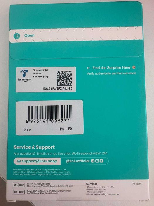 NOVO INIU Power Bank - P41 - E2 10000mAH