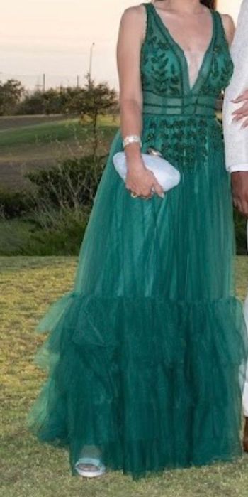 Cerimónia vestido verde